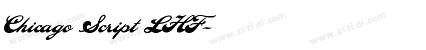 Chicago Script LHF字体转换